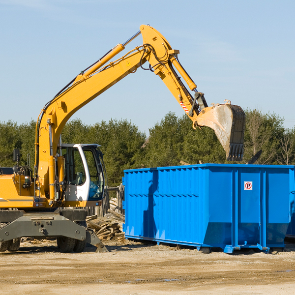 what kind of customer support is available for residential dumpster rentals in Greenfield IN